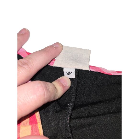 JGs Mad Lab Womens Black Wearable Art Blouse With Colorful Trim/Embroidery - Picture 6 of 8